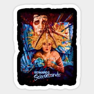 Scissorhands Saga Edward's Tale Of Love And Struggle Sticker